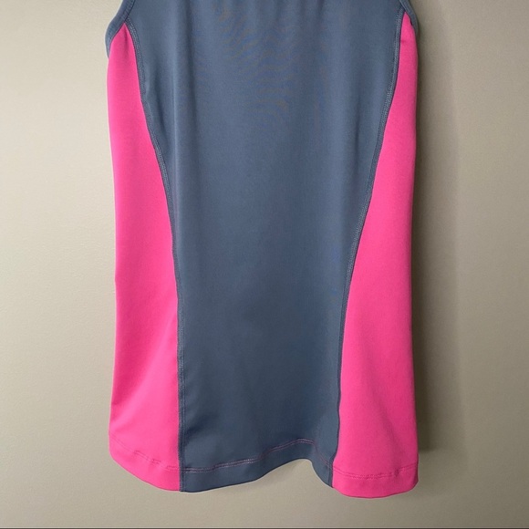 Nike Dri-Fit Work Out Tank Top Pink/Gray Sz XS - Picture 3 of 9